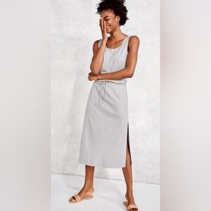 Haven Well Within Greige MIDI Sleeveless Tank Dress